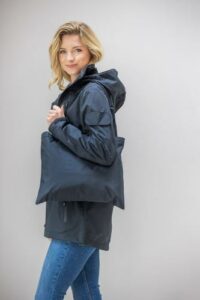 Shopper personalizzate sostenibili blu